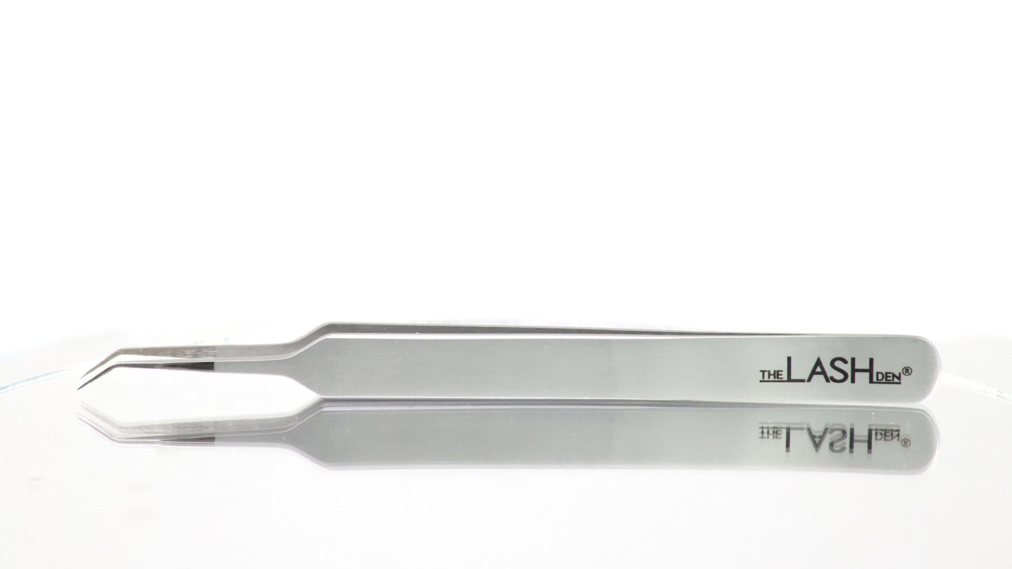 Angled Isolation Lash Extension Tweezer