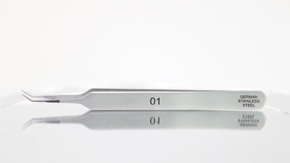 Angled Isolation Lash Extension Tweezer