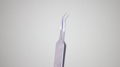 Angled Isolation Lash Extension Tweezer