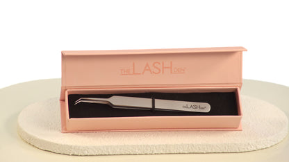 Angled Isolation Lash Extension Tweezer